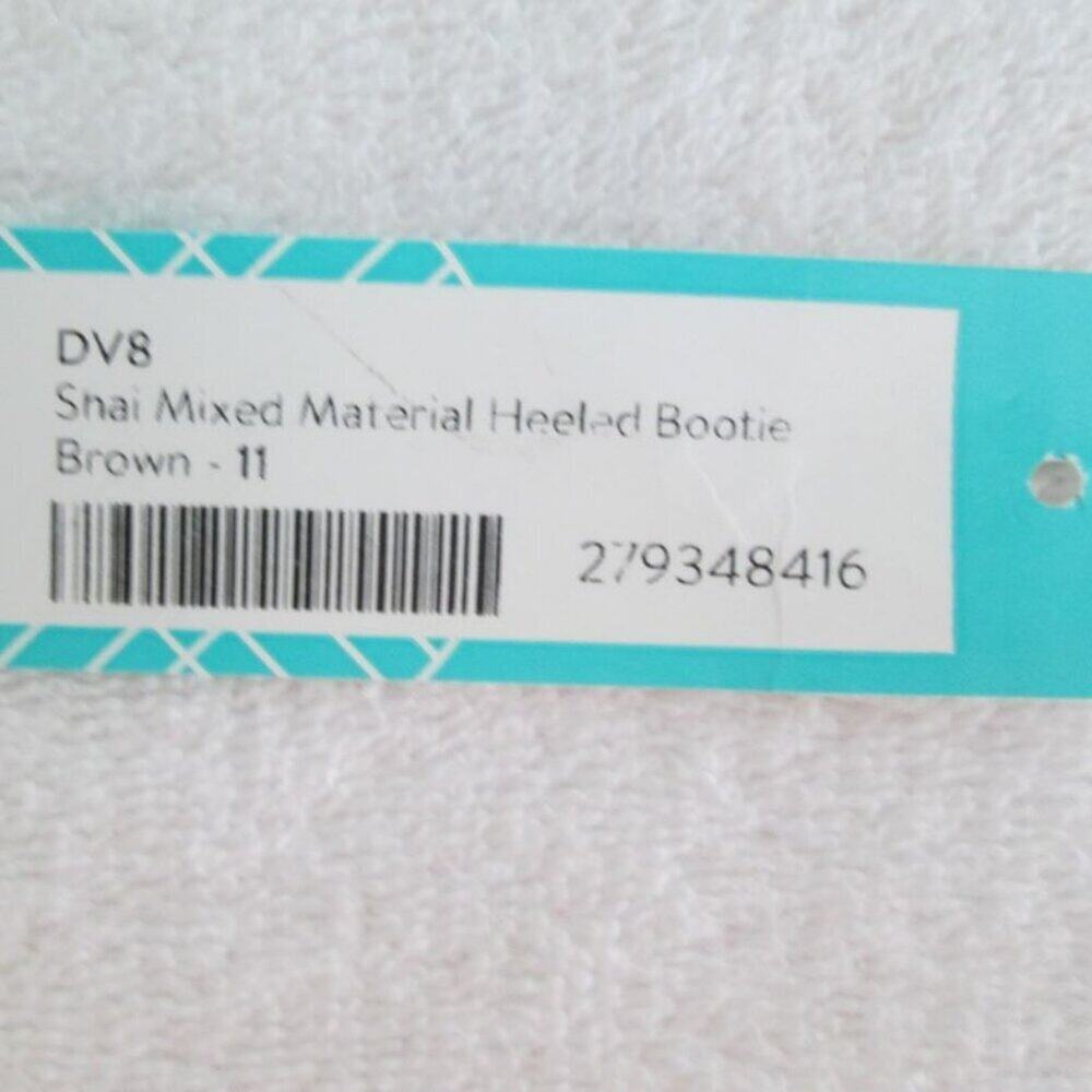 NWT DV8 Dolce Vita Women’s Shoes Shai Brown Suede & Animal Print Ankle Bootie-11 - Picture 12 of 13